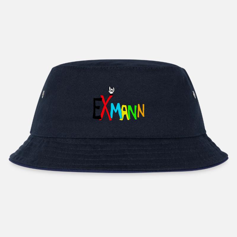 exmann - Kinder Bucket Hat - navy/navy