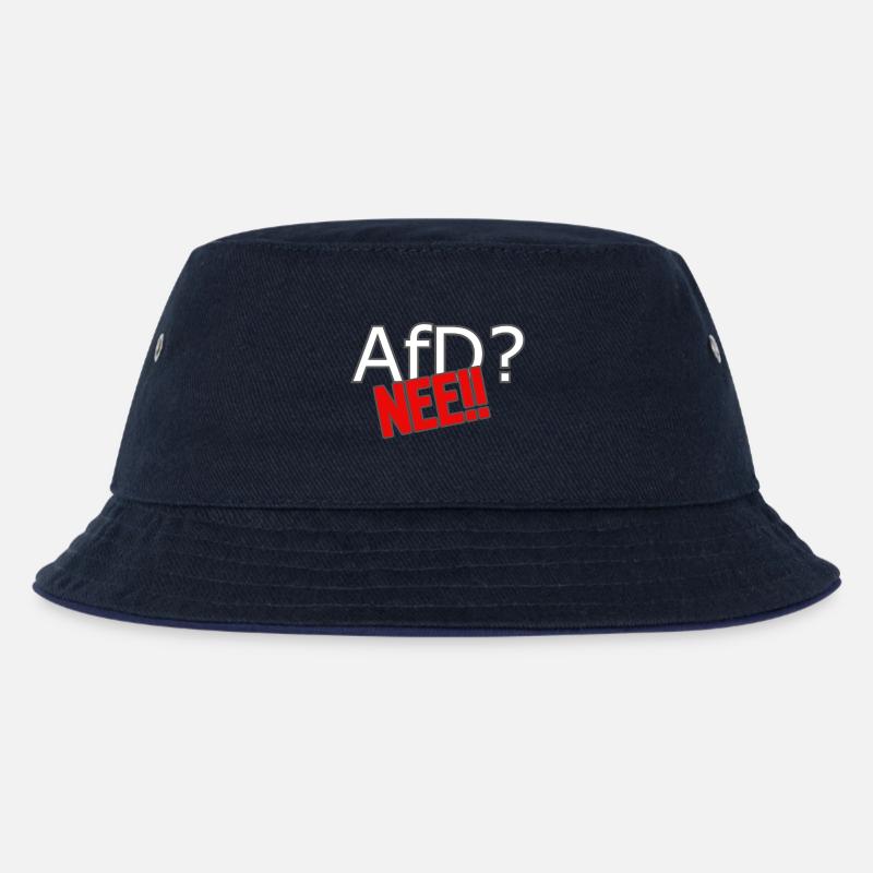 AfD? Nee! - Kinder Bucket Hat - navy/navy