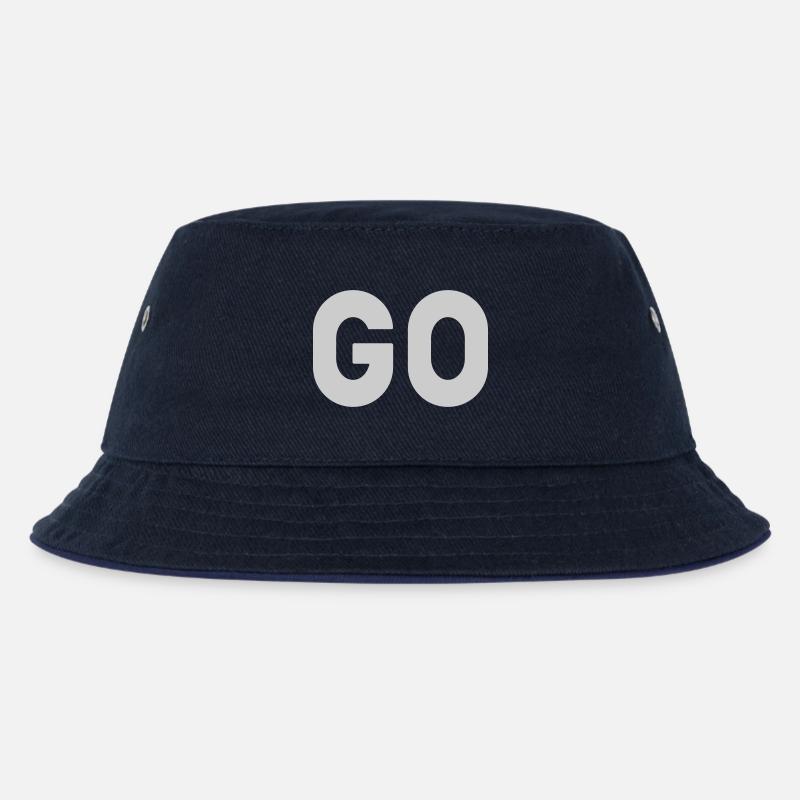GO - Kinder Bucket Hat - navy/navy