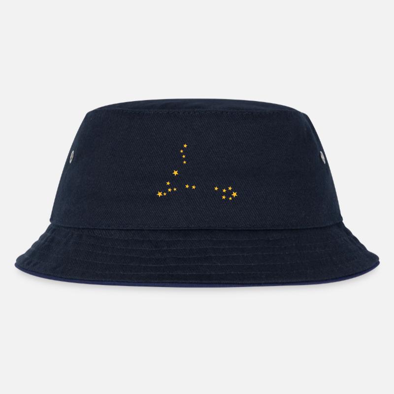 Pisces constellation - Kids’ Bucket Hat - navy/navy