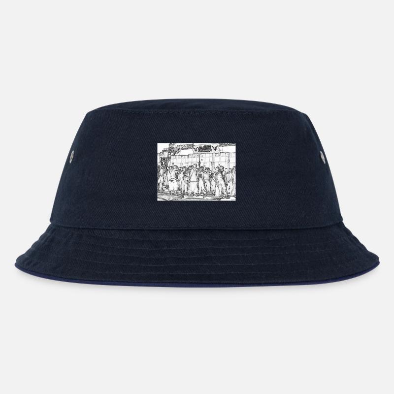 Soundsystem 2 - Kinder Bucket Hat - navy/navy
