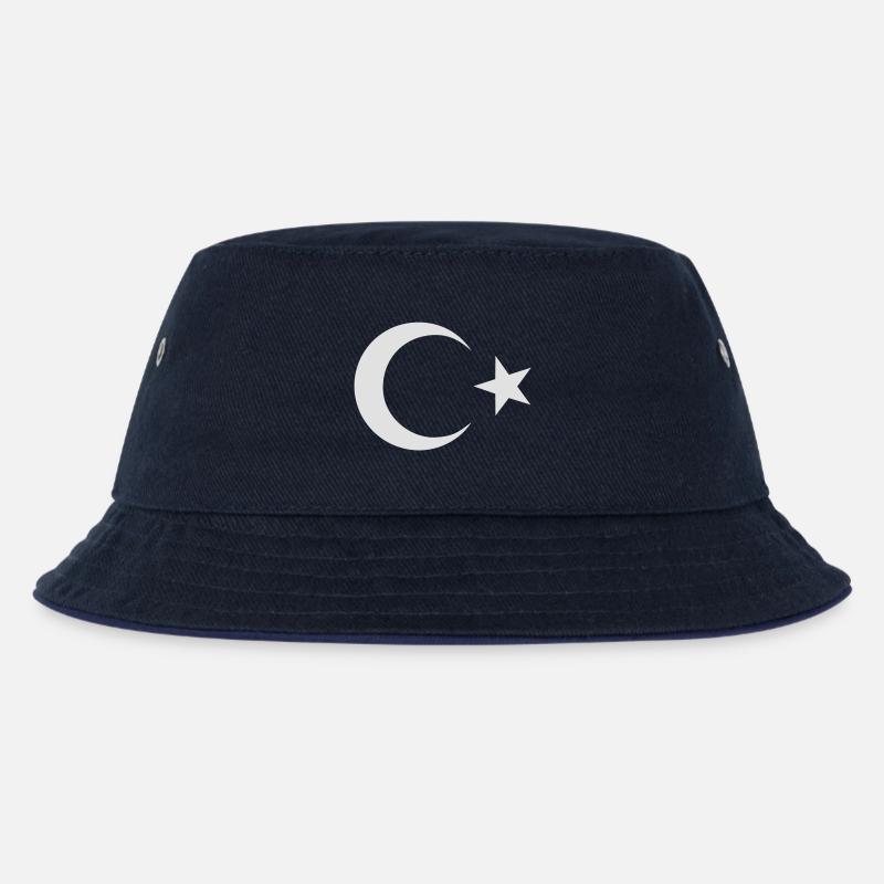 Drapeau turc - Bob Enfant - marine/marine