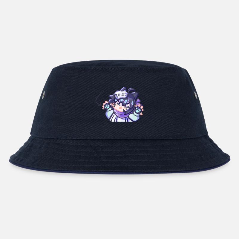 Gremlin Yuki - Kinder Bucket Hat - navy/navy