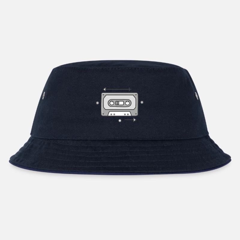 MIXTAPE III - Kinder Bucket Hat - navy/navy