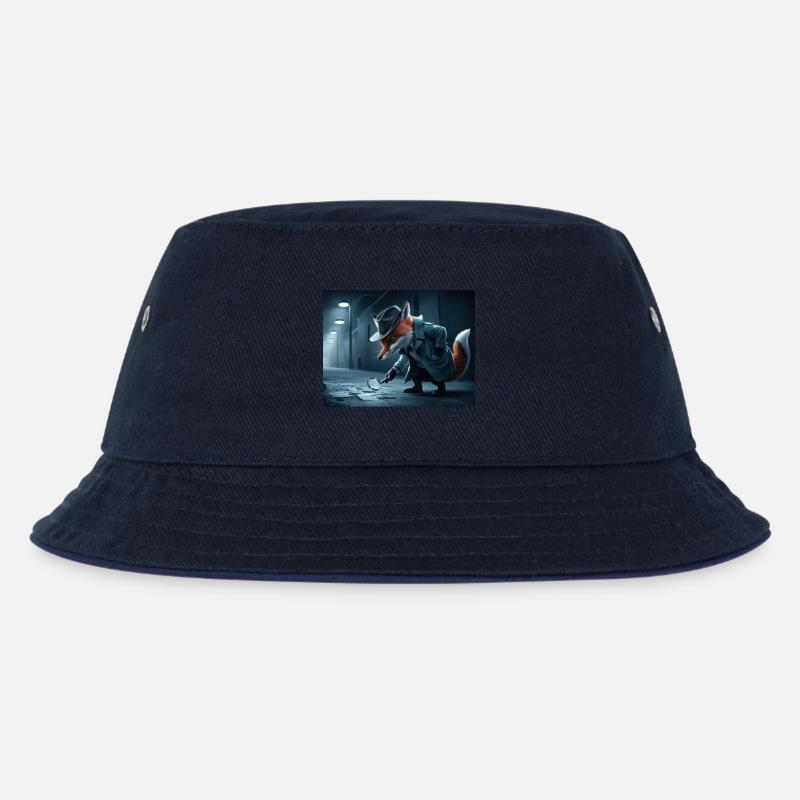 Détective Fox - Bob Enfant - marine/marine