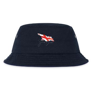 Georgien Flagge in der Georgien Landkarte EN - Kinder Bucket Hat - navy/navy - Vorne