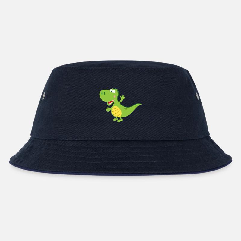 drache - Kinder Bucket Hat - navy/navy