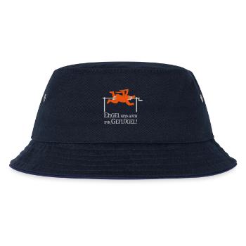 Engel sind auch nur Geflügel - Kinder Bucket Hat - navy/navy - Vorne