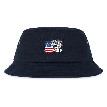Epagneul Breton US America Flag Dogs Wilsigns - Bob Enfant - marine/marine - Devant
