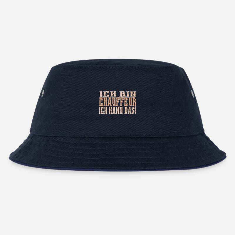 Ich bin Chauffeur - Kinder Bucket Hat - navy/navy