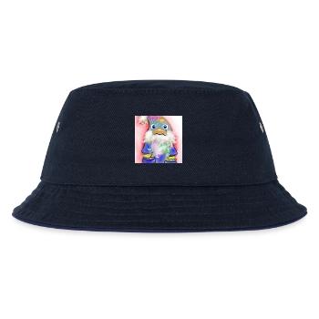 Bunter Weihnachtsmann mit Farbverlauf - Kinder Bucket Hat - navy/navy - Vorne