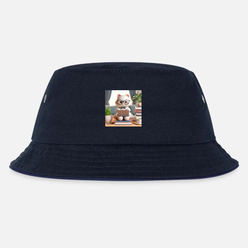 Chat d’ordinateur 3D - Bob Enfant - marine/marine