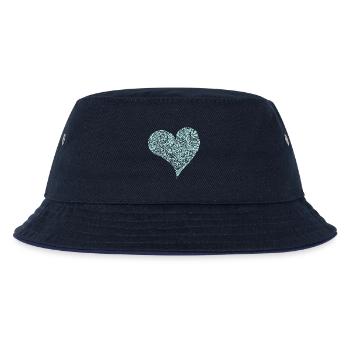 Coeur - Saint-Valentin - Cadeau - Rétro - Bob Enfant - marine/marine - Devant