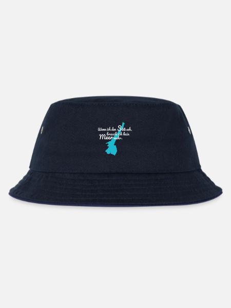 Gardasee Italien - Kinder Bucket Hat - navy/navy