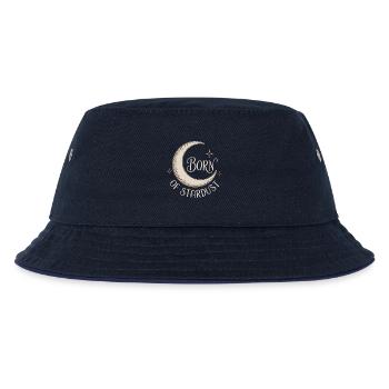 Geboren aus Sternenstaub - mystischer Mond - Kinder Bucket Hat - navy/navy - Vorne