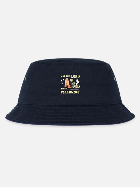 Psalm 20:5 May the Lord... - Kids’ Bucket Hat - navy/navy