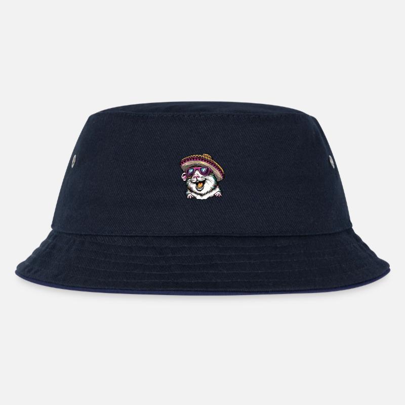 Hamster Drôle Sombrero - Bob Enfant - marine/marine