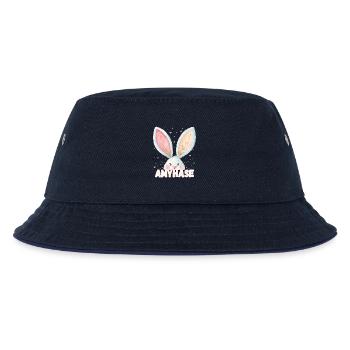 Name Amy Hase Amyhase Kosename - Kinder Bucket Hat - navy/navy - Vorne