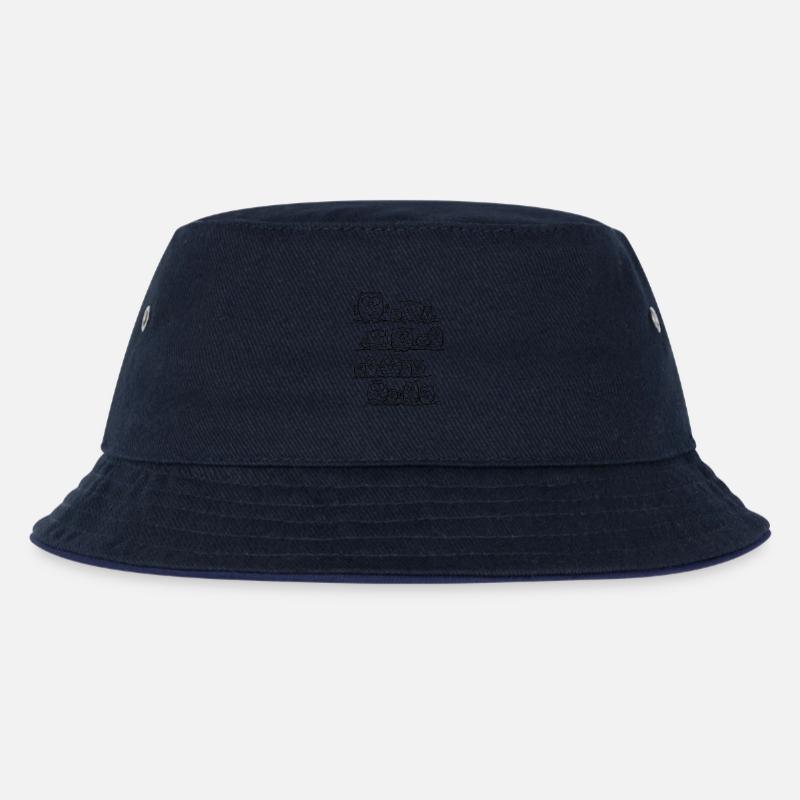 Eulen - Kinder Bucket Hat - navy/navy