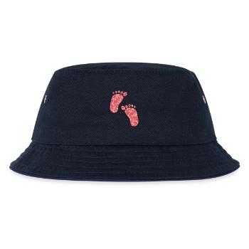 Liberty Fußabdrücke rot - Kinder Bucket Hat - navy/navy - Vorne