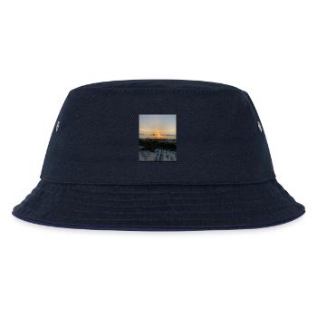 Sonnenuntergang am Strand - Kinder Bucket Hat - navy/navy - Vorne
