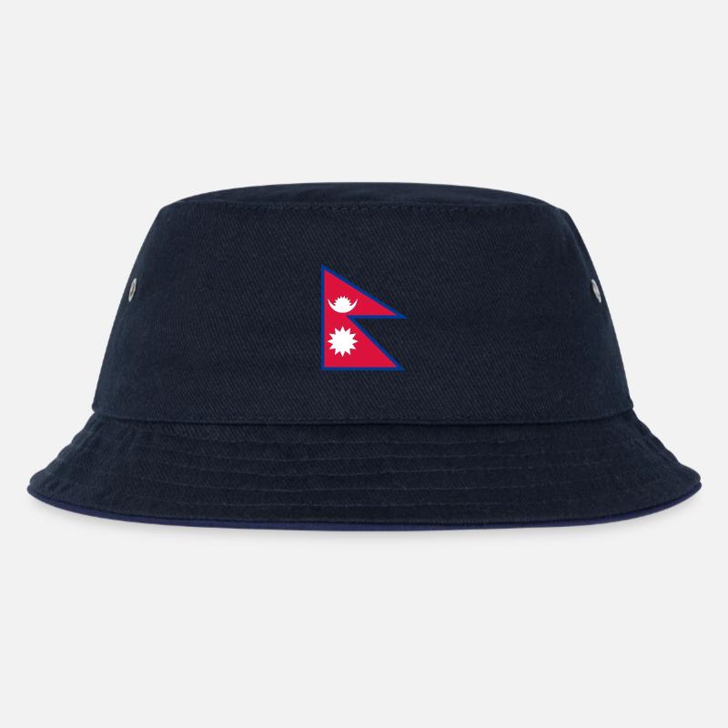 Nepal - Kinder Bucket Hat - navy/navy