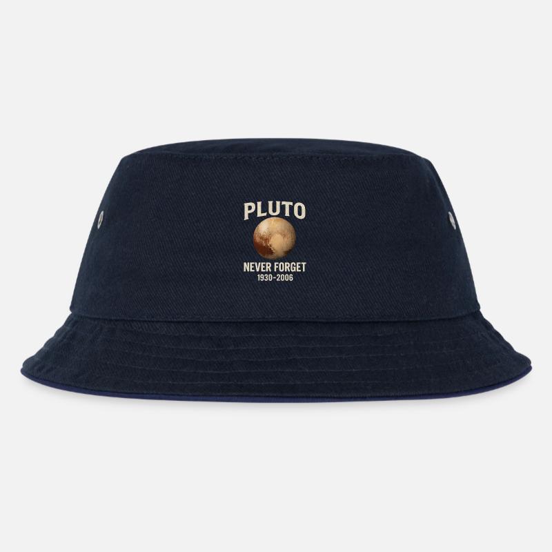 Pluto - Never Forget - Kinder Bucket Hat - navy/navy