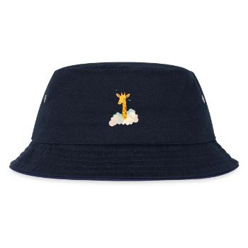 Douce girafe au-dessus des nuages – Motif onirique - Bob Enfant - marine/marine - Devant