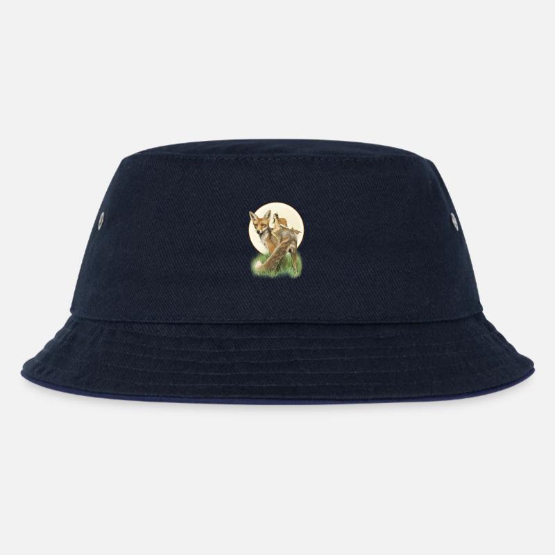 Fuchs und Fee - Kinder Bucket Hat - navy/navy