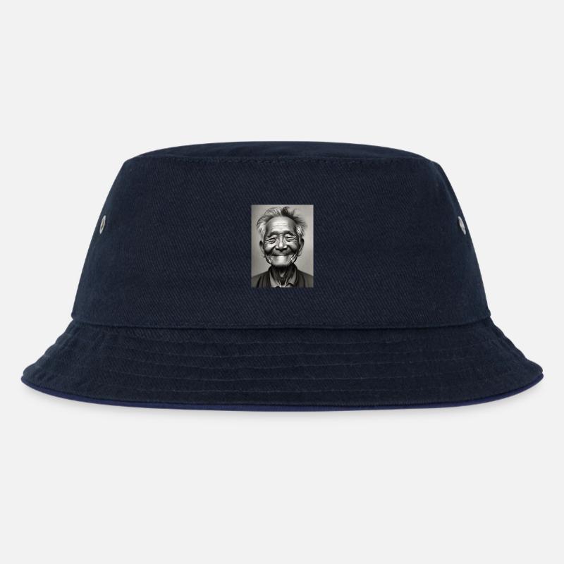 Die gute alte Zeit - Kinder Bucket Hat - navy/navy
