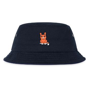 chien assis mignon petit chiot heureux animal de compagnie - Bob Enfant - marine/marine - Devant
