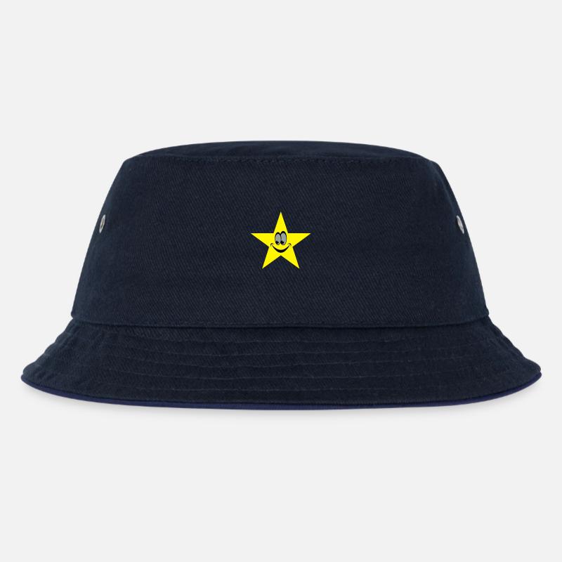star smiley - Bob Enfant - marine/marine