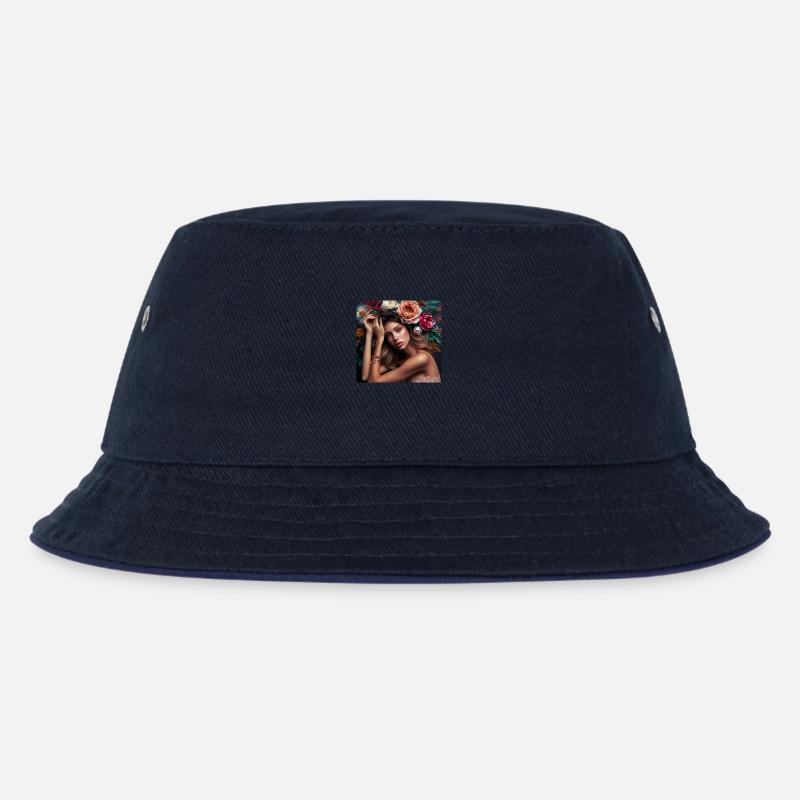 Ruhend. - Kinder Bucket Hat - navy/navy