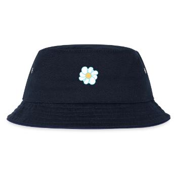 Weiße Margeriten Blumen Frühling Sommer Blümchen - Kinder Bucket Hat - navy/navy - Vorne