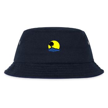 Sommer Insel Palme - Kinder Bucket Hat - navy/navy - Vorne