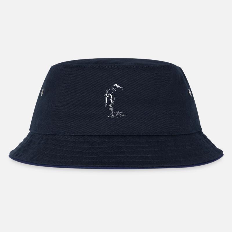 RHODESIAN RIDGEBACK RR Hundeportrait Wilsigns - Kinder Bucket Hat - navy/navy