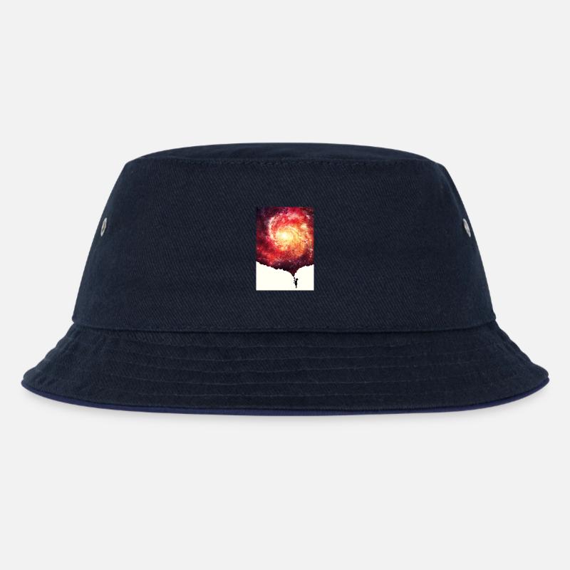 The universe in a soap-bubble - Handycase - Kinder Bucket Hat - navy/navy