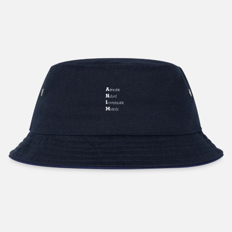 ANIM-blanc - Bob Enfant - marine/marine