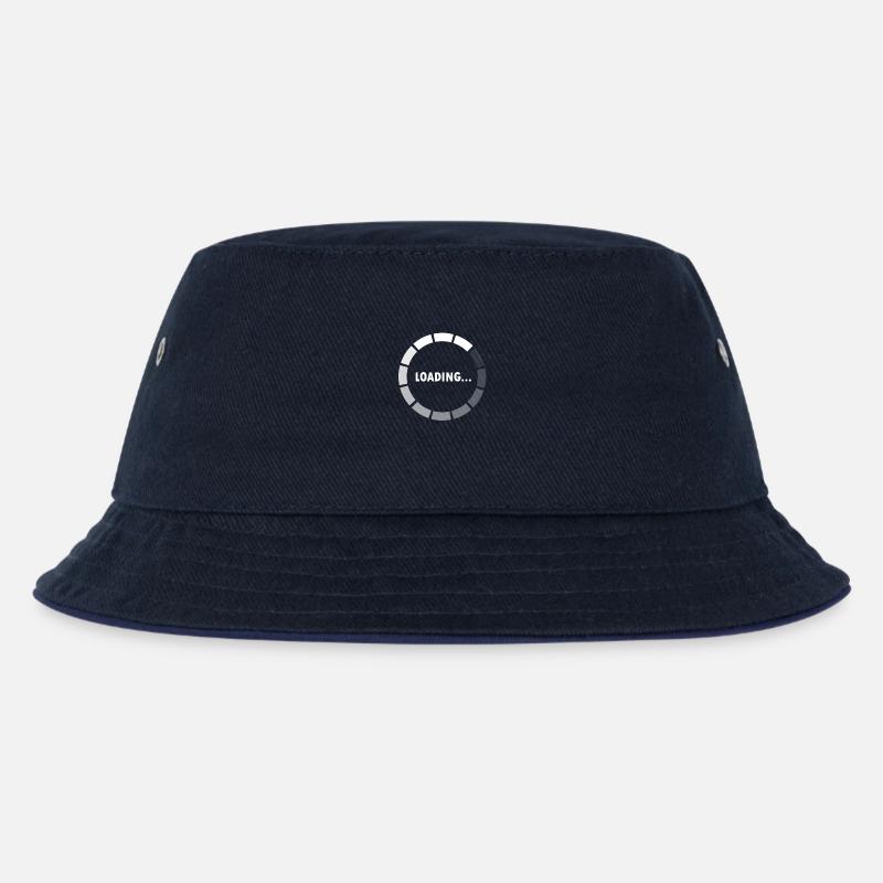 Ajax Loader - loading - waiting - Kinder Bucket Hat - navy/navy
