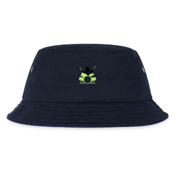 Ein Schlagzeuger in einer Rock-Band - Kinder Bucket Hat - navy/navy - Vorne