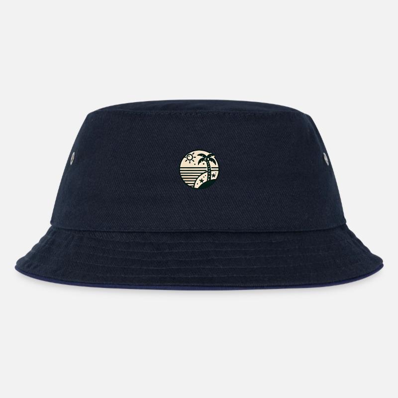 Küste - Kinder Bucket Hat - navy/navy