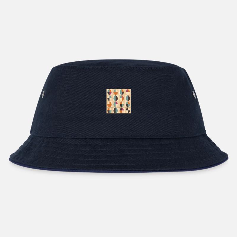 Ostereier Design No.04 - Kinder Bucket Hat - navy/navy
