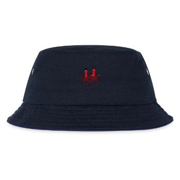 2 Kraken Mr. Sir Hat Monocle Glasses Rich Friends - Kids’ Bucket Hat - navy/navy - Front