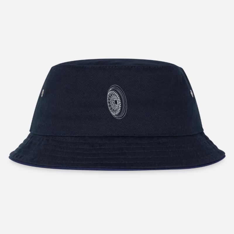 FELGE RETRO - Kinder Bucket Hat - navy/navy