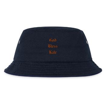 GodBlessKale - Kids’ Bucket Hat - navy/navy - Front