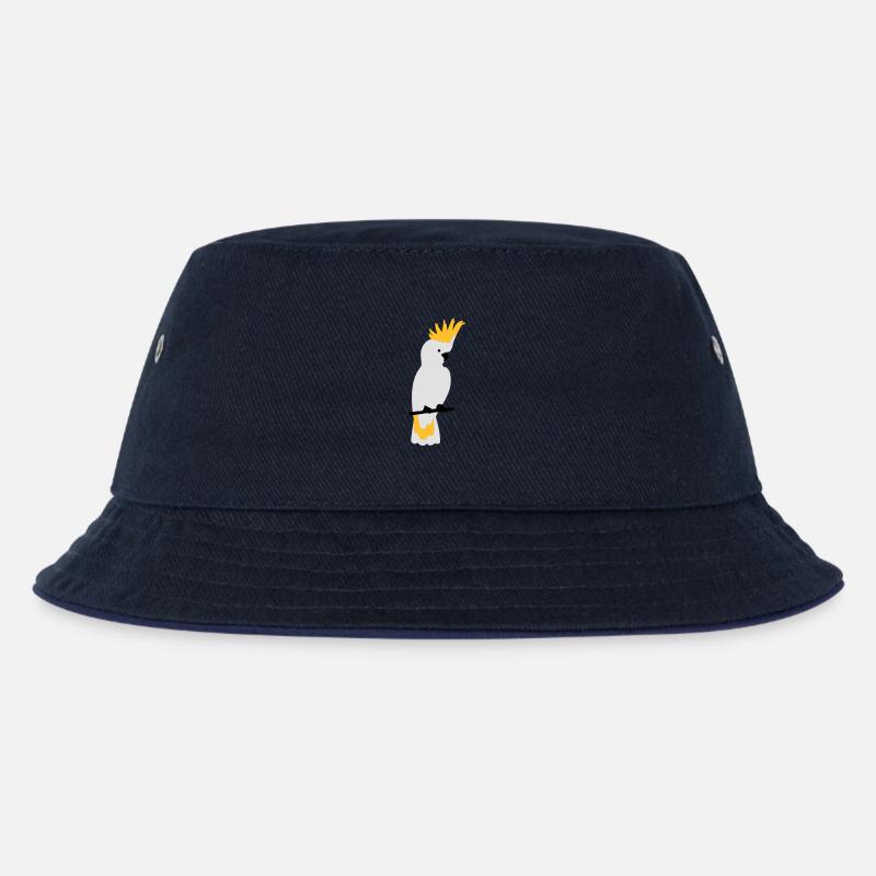 Kakadu Papagei - Kinder Bucket Hat - navy/navy