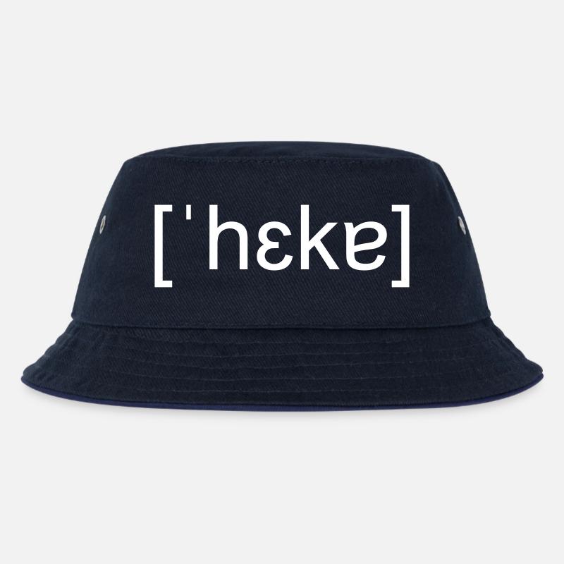 Hacker, orthographe phonétique, blanc - Bob Enfant - marine/marine