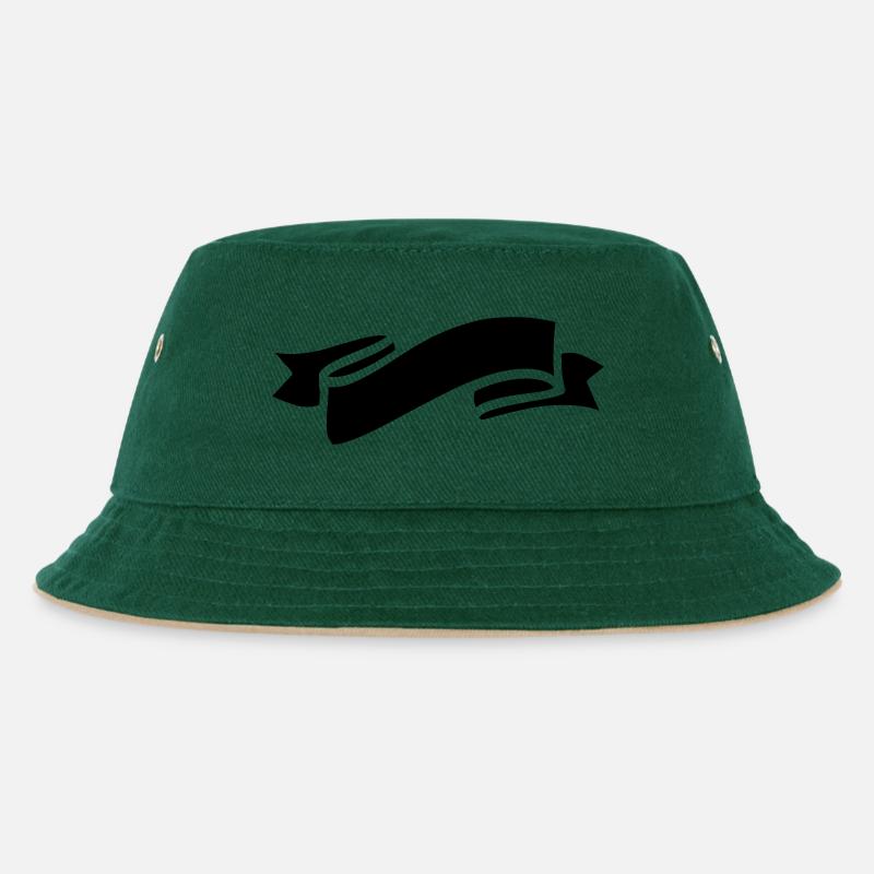manche - Bob Enfant - vert foncé/beige