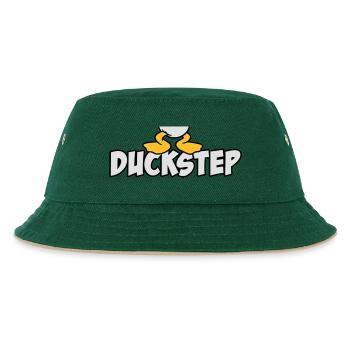 Duckstep - Kinder Bucket Hat - Dunkelgrün/Beige - Vorne