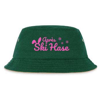 Apres Ski Rabbit Ski Après Ski Party Snow pink - Kids’ Bucket Hat - dark green/beige - Front